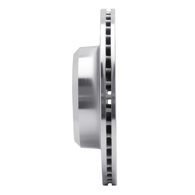 Land Rover Defender 90 Brake Rotor (1) - Front Left - R1 Concepts - Drilled & Slotted - Silver - `90-`16